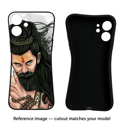 Mahadev iPhone 16e Black Soft Case Back Cover by Casekaro
