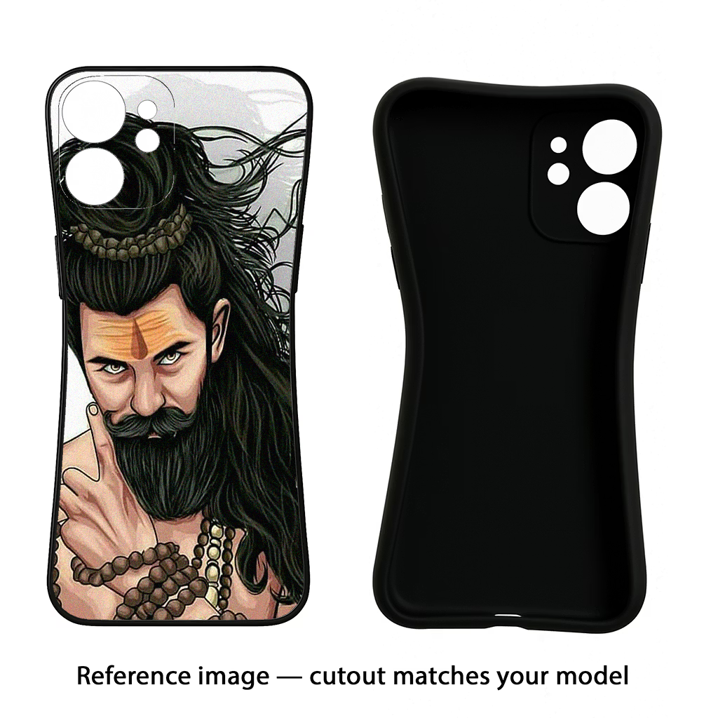 Mahadev Vivo Y400 5G Black Soft Case Back Cover by Casekaro