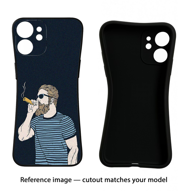 Smoking Moto Edge 40 Neo Black Soft Case Back Cover by Casekaro
