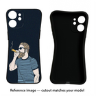 Smoking OnePlus 15R Black Soft Case Back Cover by Casekaro