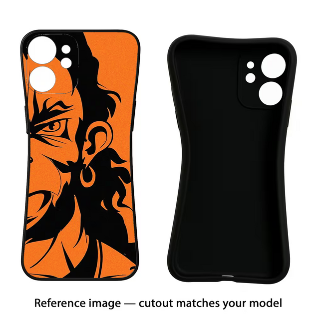 Hanuman iPhone 16e Black Soft Case Back Cover by Casekaro