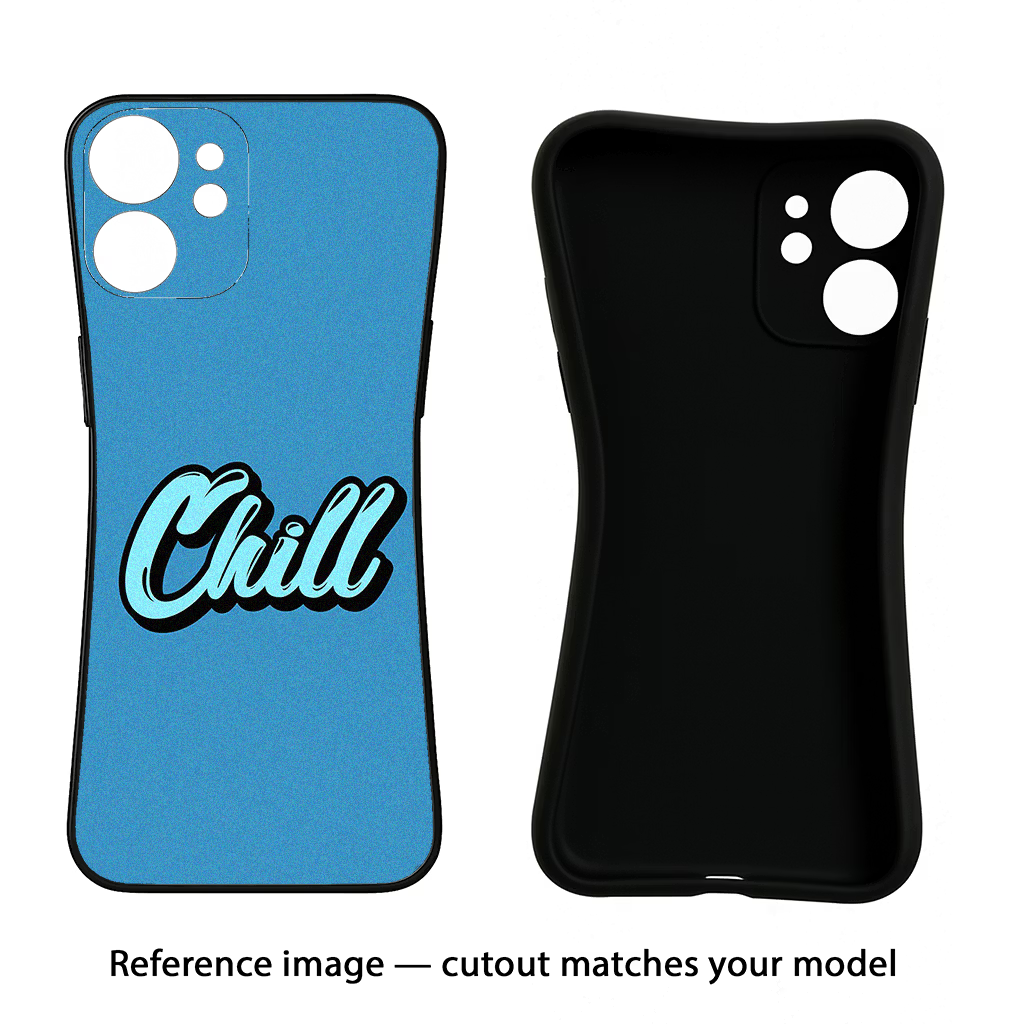 Chill iPhone 14 Plus Black Soft Case Back Cover by Casekaro