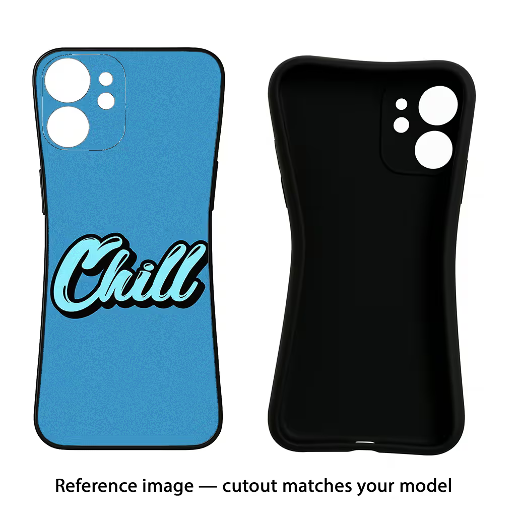 Chill iQOO Z9X Black Soft Case Back Cover by Casekaro