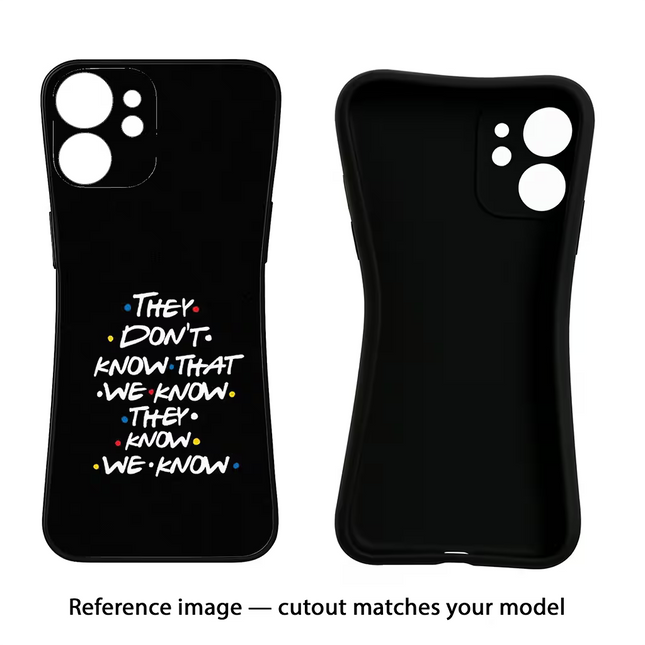 FRIENDS Dialogue Samsung A52/A52s 5G Black Soft Case Back Cover by Casekaro