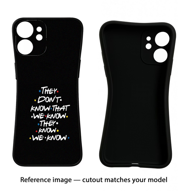 FRIENDS Dialogue iPhone 13 Black Soft Case Back Cover by Casekaro