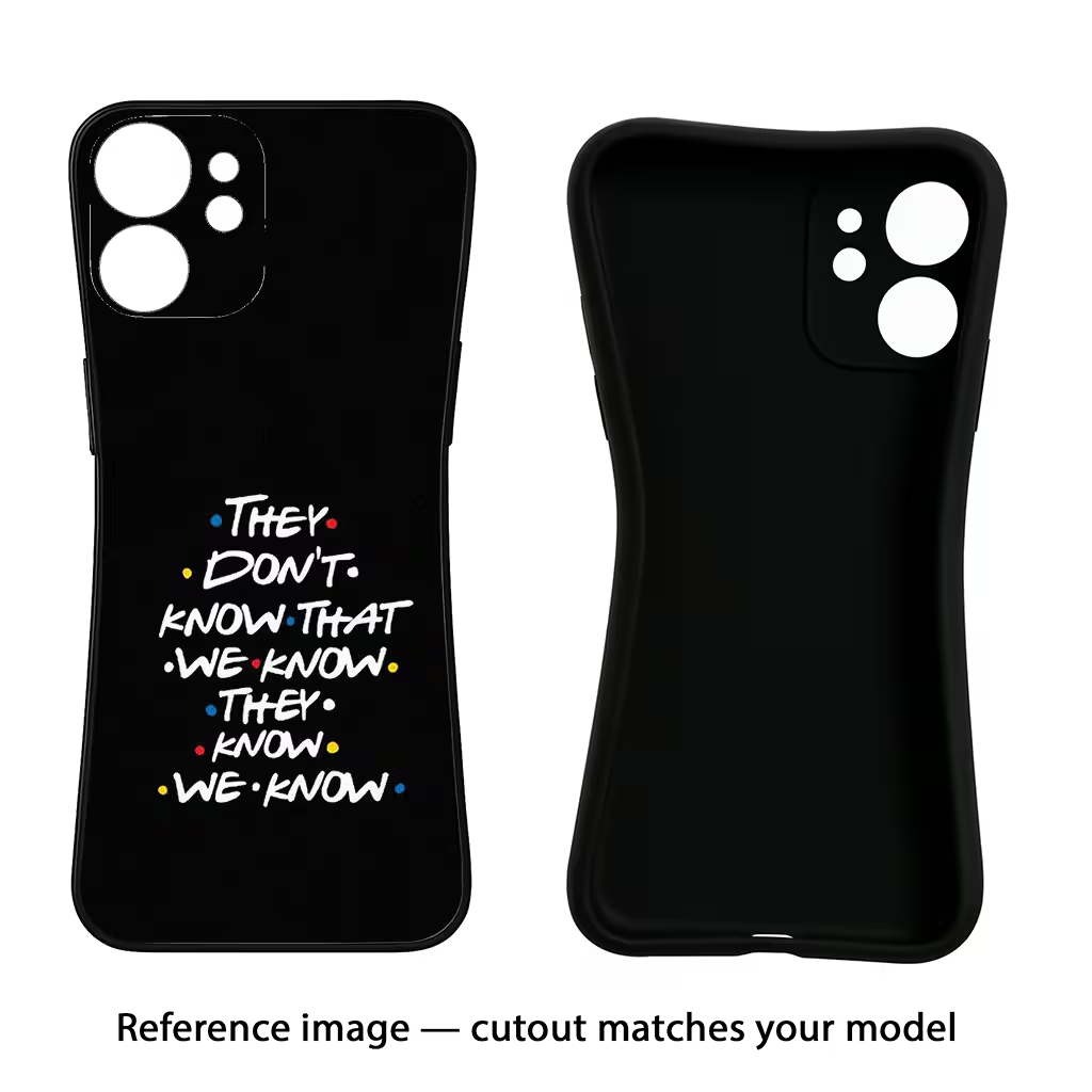 FRIENDS Dialogue Samsung M51 Black Soft Case Back Cover by Casekaro