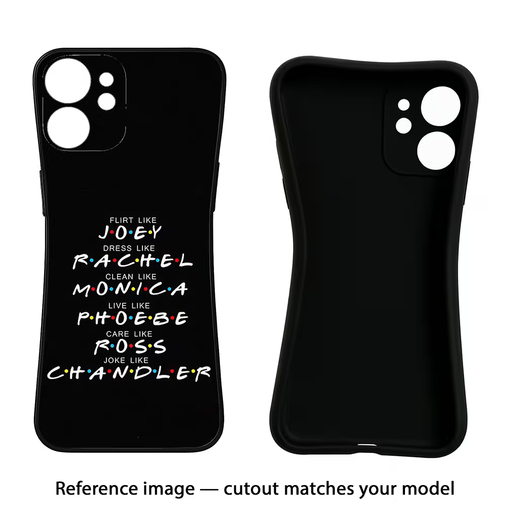 FRIENDS Character OnePlus Nord 2T 5G Black Soft Case Back Cover by Casekaro