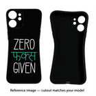 Zero Fucks Given Samsung A26 Black Soft Case Back Cover by Casekaro