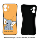 High On Music Poco C31 Black Soft Case Back Cover by Casekaro