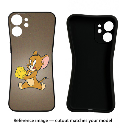 Jerry Poco M7 5G Black Soft Case Back Cover by Casekaro