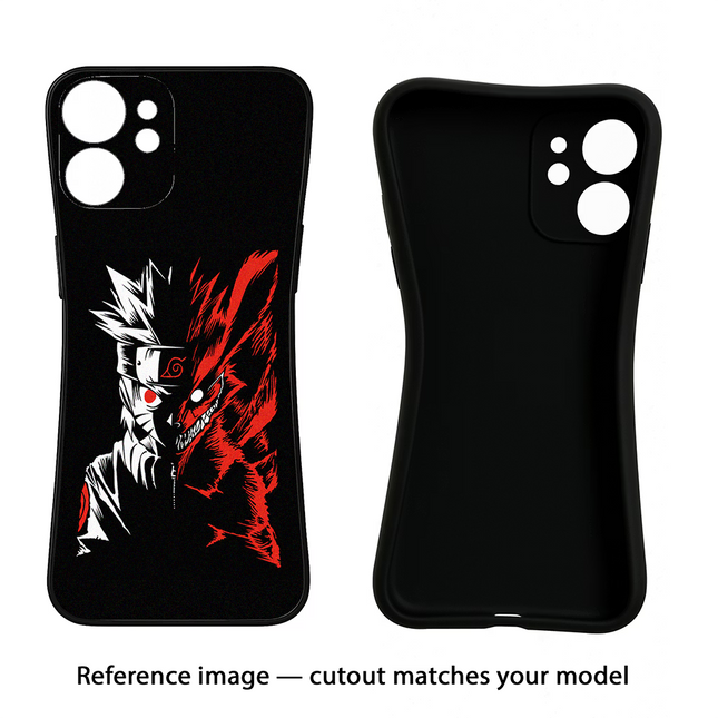 Naruto Two Face Realme 6 Pro Black Soft Case Back Cover by Casekaro
