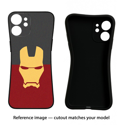 Ironman Redmi Note 13 5G Black Soft Case Back Cover by Casekaro
