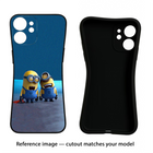 Minion Laughing iPhone 11 Black Soft Case Back Cover by Casekaro