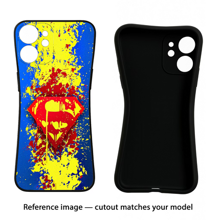 Superman logo Moto Edge 40 Neo Black Soft Case Back Cover by Casekaro