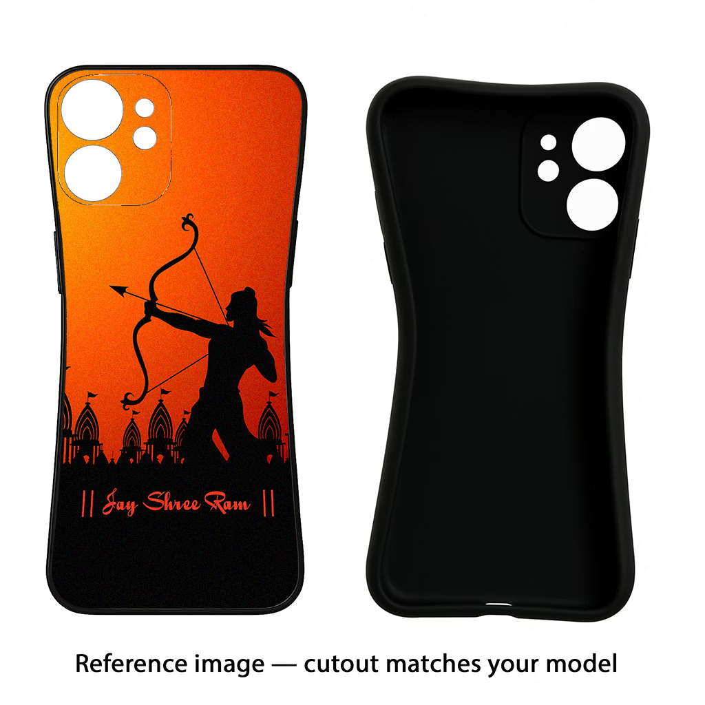 Lord Ram - 4 Redmi Note 13 5G Black Soft Case Back Cover by Casekaro