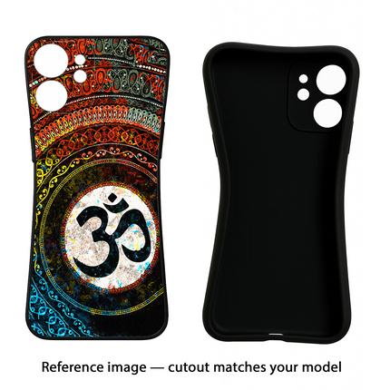 Om Cultural Poco M2 Pro Black Soft Case Back Cover by Casekaro