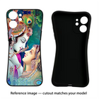 Lord Radha Krishna Redmi K50i Black Soft Case Back Cover by Casekaro