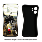 Ride More Worry Less Moto Edge 50 Black Soft Case Back Cover by Casekaro