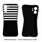 Black and White Print OnePlus 15R Black Soft Case Back Cover by Casekaro
