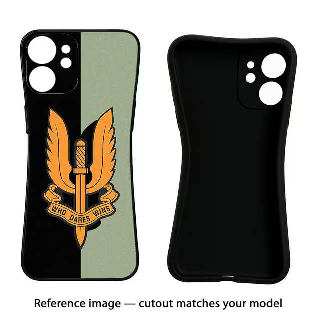 Balidan Logo iPhone 16e Black Soft Case Back Cover by Casekaro