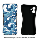 Blue Waves iQOO Z9X Black Soft Case Back Cover by Casekaro