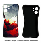 Fire Cloud Moto G96 5G Black Soft Case Back Cover by Casekaro