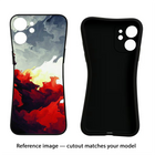 Fire Cloud Samsung A26 Black Soft Case Back Cover by Casekaro