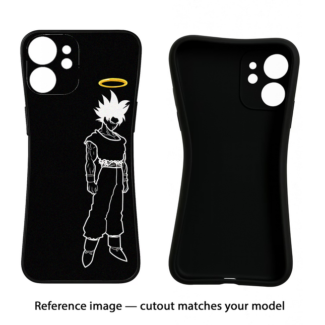 DBS Character iPhone 13 Black Soft Case Back Cover by Casekaro