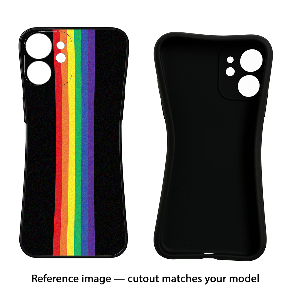 Pride iPhone 14 Plus Black Soft Case Back Cover by Casekaro