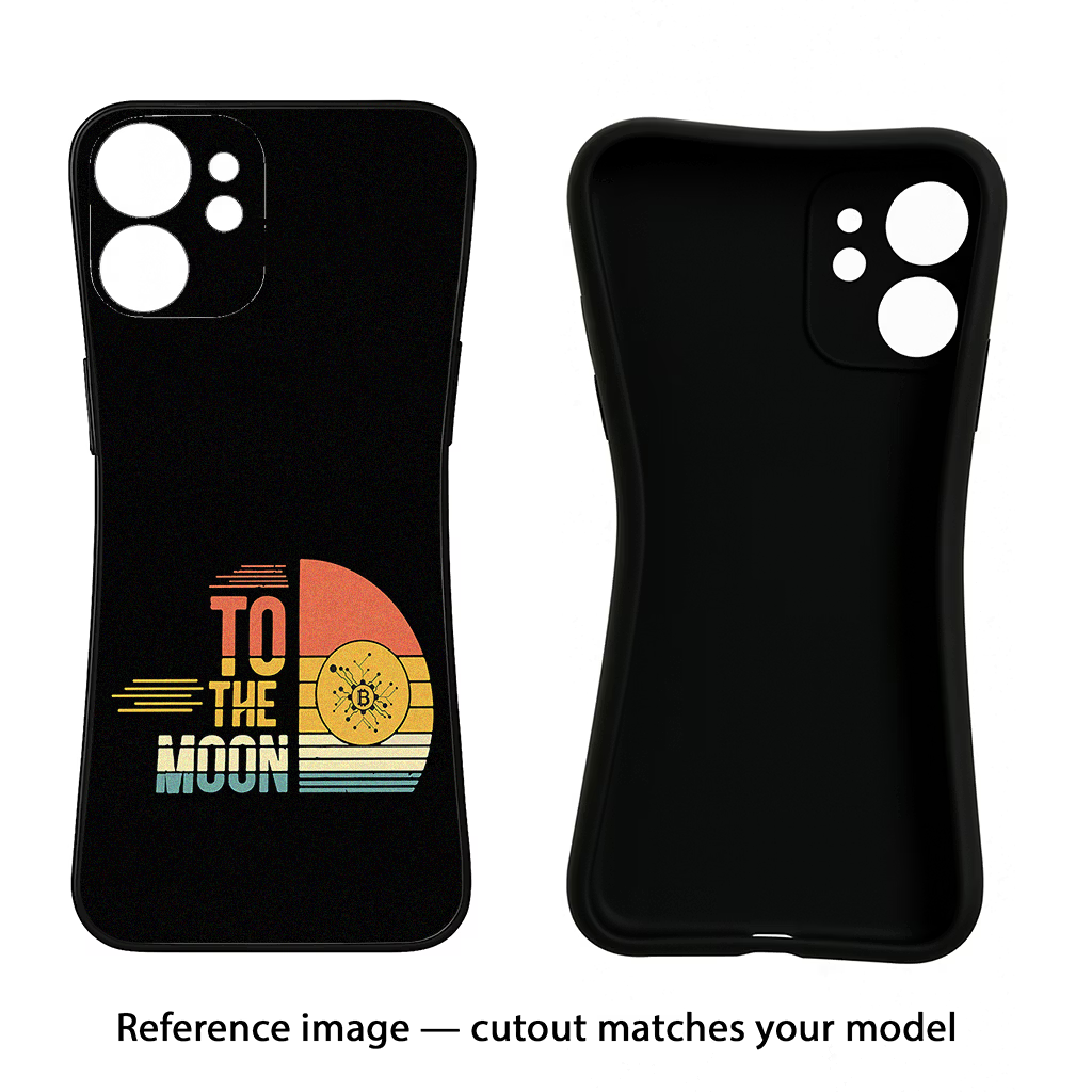 To the Moon Vivo Y400 Pro 5G Black Soft Case Back Cover by Casekaro