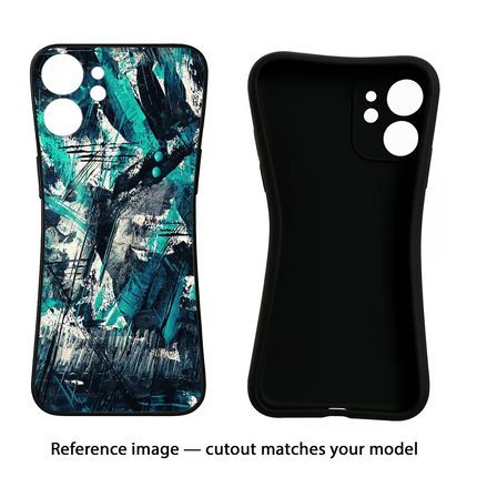 Artwork iPhone 16e Black Soft Case Back Cover by Casekaro