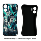 Artwork Moto Edge 50 Black Soft Case Back Cover by Casekaro