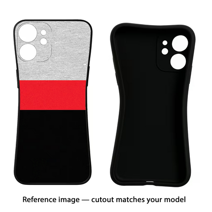 Tri Color Pattern Vivo Y16 Black Soft Case Back Cover by Casekaro
