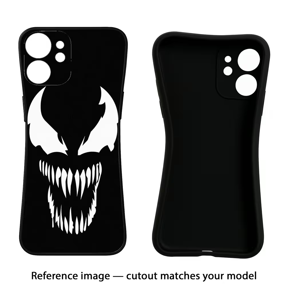 Venom Oppo F19 Pro Black Soft Case Back Cover by Casekaro