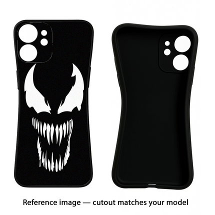Venom Moto Edge 40 Neo Black Soft Case Back Cover by Casekaro