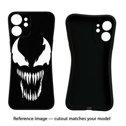 Venom iPhone 16e Black Soft Case Back Cover by Casekaro