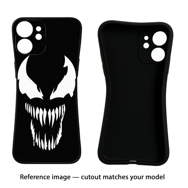 Venom iPhone 16e Black Soft Case Back Cover by Casekaro