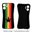 Weed Flag OnePlus 12R Black Soft Case Back Cover by Casekaro