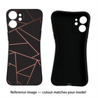 Geometric Pattern iQOO 7 Legend 5G Black Soft Case Back Cover by Casekaro