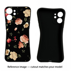 Flowers Realme P4 Black Soft Case Back Cover by Casekaro