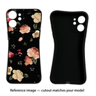 Flowers Oppo Reno10 Pro+ 5G Black Soft Case Back Cover by Casekaro