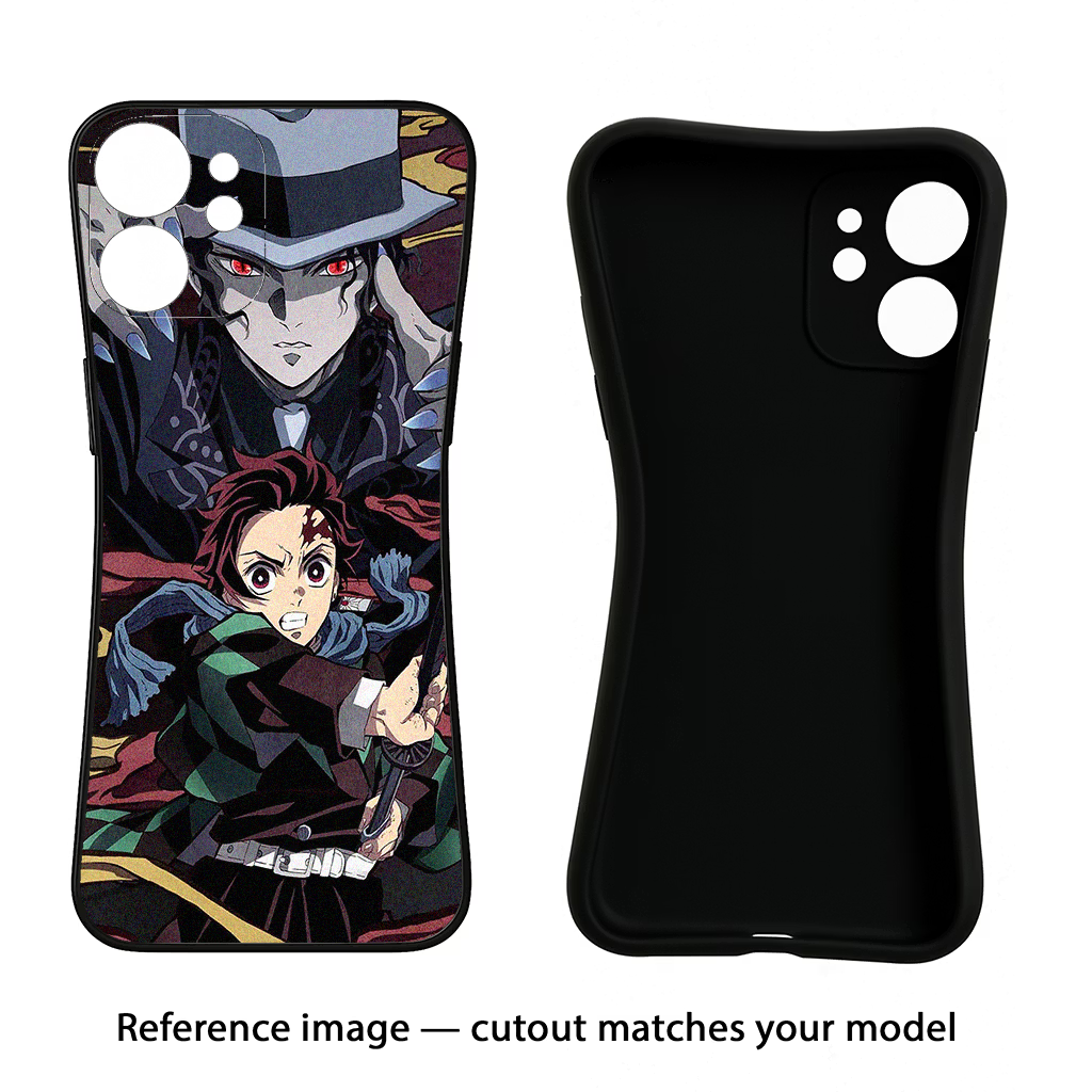 Demon Slayer Oppo A5 5G Black Soft Case Back Cover by Casekaro
