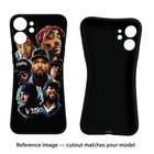 Rappers Moto G86 Power Black Soft Case Back Cover by Casekaro