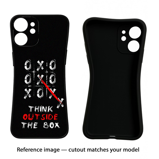 Think out of the BOX Nothing Phone 3A Black Soft Case Back Cover by Casekaro