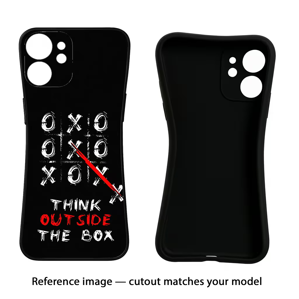 Think out of the BOX Vivo X100 Pro Black Soft Case Back Cover by Casekaro