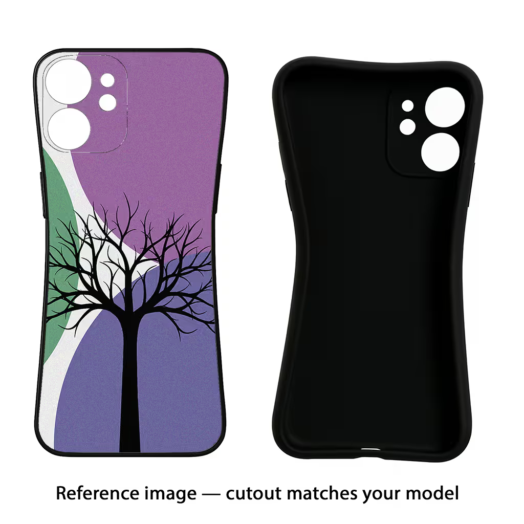 Tree Art Samsung S20 Black Soft Case Back Cover by Casekaro