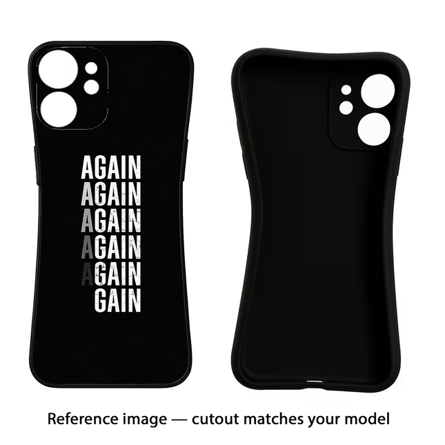 Again Again Gain Oneplus Nord CE 5G Black Soft Case Back Cover by Casekaro