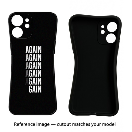 Again Again Gain Moto Edge 40 Neo Black Soft Case Back Cover by Casekaro