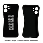 Again Again Gain iPhone 17 Pro Black Soft Case Back Cover by Casekaro