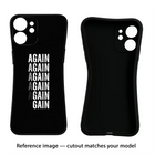 Again Again Gain iQOO Z9X Black Soft Case Back Cover by Casekaro